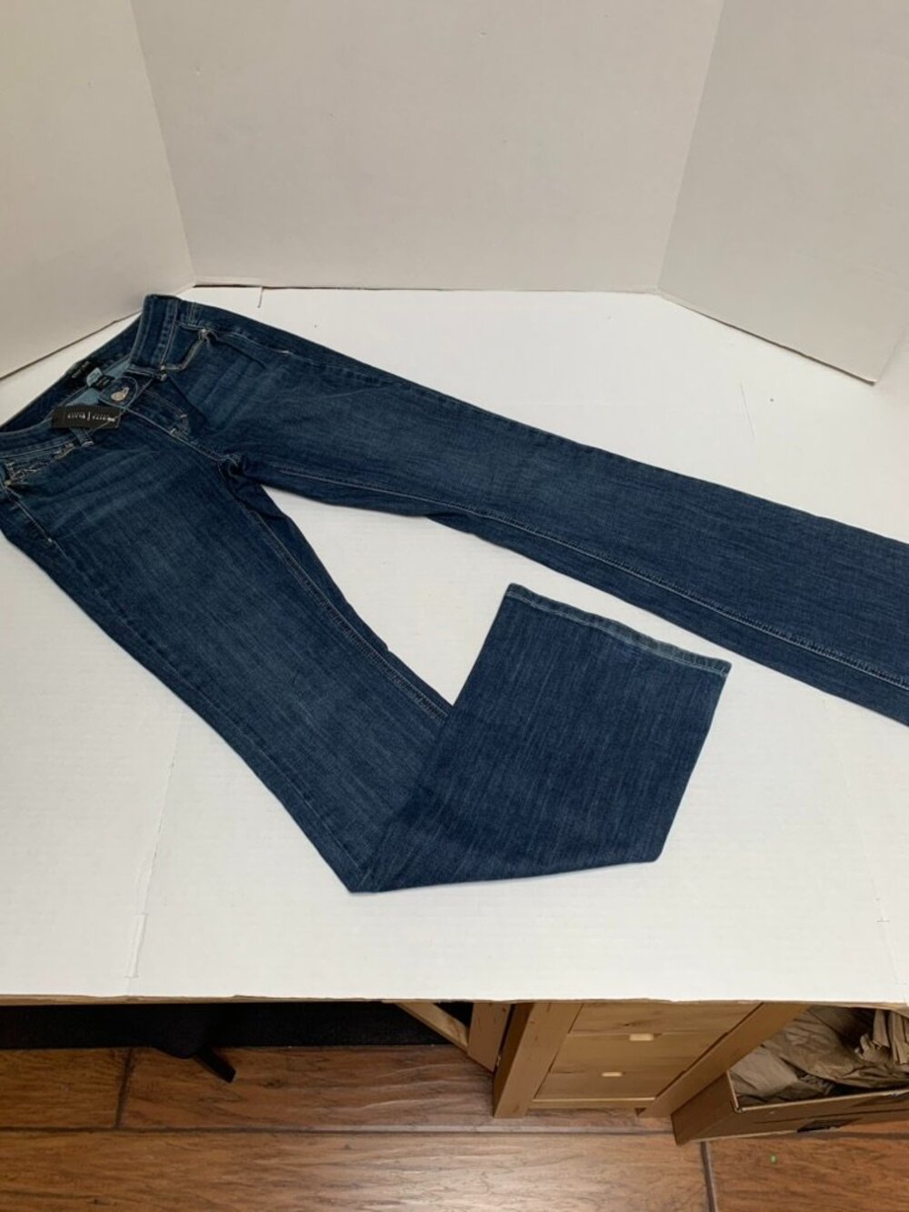 NWT Vintage White House Black Market Womans Size 00R Jeans Flare Leg
